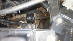 Location of transmission filter