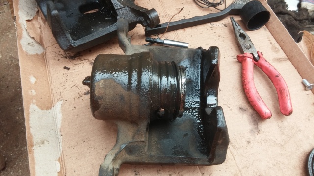 Rebuilding brake callipers
