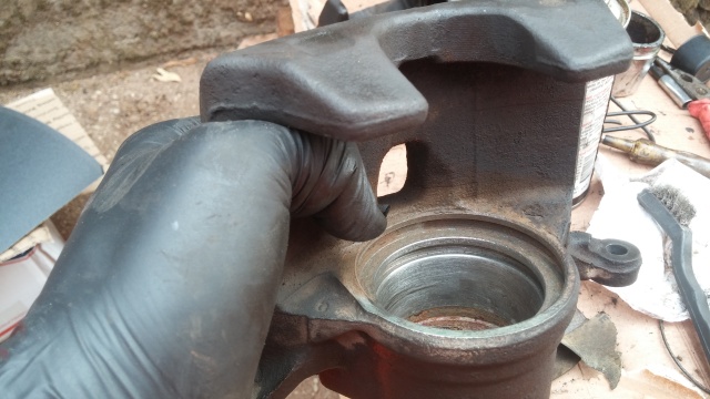 Solving seized brake callipers